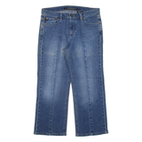DKNY Womens Jeans Blue Relaxed Straight W32 L24