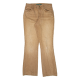 LAUREN RALPH LAUREN Womens Jeans Brown Regular Bootcut W28 L30
