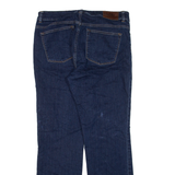 LAUREN RALPH LAUREN Womens Jeans Blue Regular Straight W32 L28