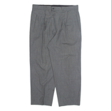 FEIN-KALLER Chino Mens Trousers Grey Regular Straight W36 L21