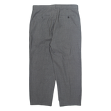 FEIN-KALLER Chino Mens Trousers Grey Regular Straight W36 L21