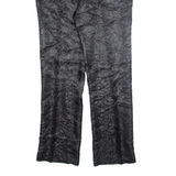 Chino Mens Trousers Black Regular Straight W32 L33