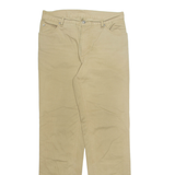 H.I.S Mens Trousers Beige Regular Tapered W32 L34