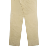 H.I.S Mens Trousers Beige Regular Tapered W32 L34