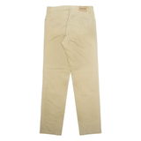 H.I.S Mens Trousers Beige Regular Tapered W32 L34