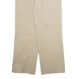 Chino Mens Trousers Beige Regular Straight W32 L29
