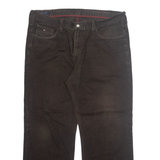 TOMMY HILFIGER Mens Trousers Brown Regular Straight W40 L29