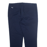 PUMA Chino Mens Trousers Blue Regular Straight Nylon W38 L32