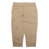 NIKE Mens Trousers Beige Regular Tapered W38 L25