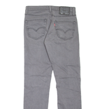 LEVI'S 511 Jeans Mens Grey Slim Straight W30 L32