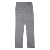 LEVI'S 511 Jeans Mens Grey Slim Straight W30 L32