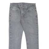 LEVI'S 511 Jeans Mens Grey Slim Straight W33 L30