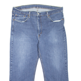 LEVI'S 514 Jeans Mens Blue Slim Straight Stone Wash W36 L23