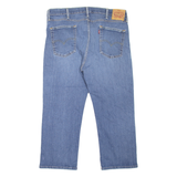 LEVI'S 514 Jeans Mens Blue Slim Straight Stone Wash W36 L23