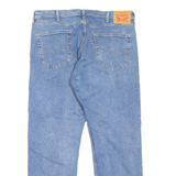 LEVI'S 505 Jeans Mens Blue Regular Straight Stone Wash W38 L30