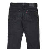 LEVI'S 511 Jeans Mens Black Slim Straight W30 L25