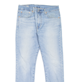 LEVI'S 512 BIG E Jeans Mens Blue Slim Tapered Stone Wash W32 L32