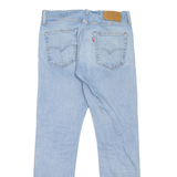 LEVI'S 512 BIG E Jeans Mens Blue Slim Tapered Stone Wash W32 L32