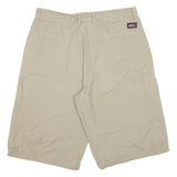 DICKIES Mens Workwear Shorts Beige M W32