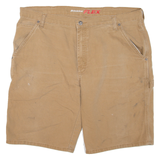 DICKIES Flex Mens Workwear Shorts Brown XL W38