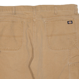 DICKIES Flex Mens Workwear Shorts Brown XL W38