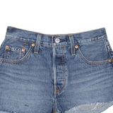 LEVI'S 501 Womens Denim Shorts Blue XS W25
