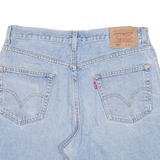 LEVI'S 550 Womens Denim Shorts Blue L W33