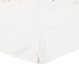 GUESS Womens Denim Shorts White S W28