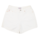 GUESS Womens Denim Shorts White S W28