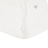 GUESS Womens Denim Shorts White S W28