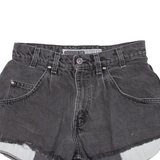 LEVI'S Womens Denim Shorts Black S W28