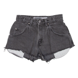 LEVI'S Womens Denim Shorts Black S W28