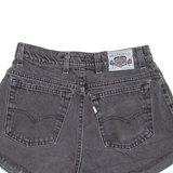 LEVI'S Womens Denim Shorts Black S W28