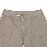 CARHARTT Womens Cargo Shorts Brown UK 12 W32