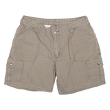 CARHARTT Womens Cargo Shorts Brown UK 12 W32
