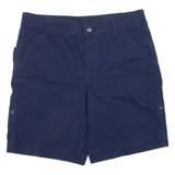 CARHARTT Womens Workwear Shorts Blue UK 12 W34