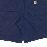 CARHARTT Womens Workwear Shorts Blue UK 12 W34