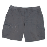 CARHARTT Womens Workwear Shorts Grey UK 14 W34