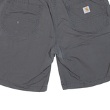 CARHARTT Womens Workwear Shorts Grey UK 14 W34