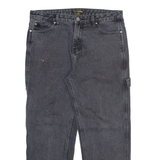 YOUNGSTER Carpenter Womens Jeans Grey Regular Straight Stone Wash W30 L24