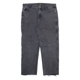 YOUNGSTER Carpenter Womens Jeans Grey Regular Straight Stone Wash W30 L24