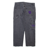 YOUNGSTER Carpenter Womens Jeans Grey Regular Straight Stone Wash W30 L24