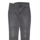 LEVI'S 511 BIG E Jeans Mens Grey Slim Straight W34 L22