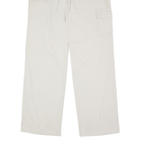 DOCKERS Cargo Khakis Womens Twill Trousers Grey Regular Wide-Leg W30 L32