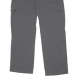 THE NORTH FACE Outdoor 2 in 1 Womens Trousers Grey Regular Straight Nylon W30 L29