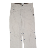 DEELUXE Mens Trousers Grey Regular Straight W32 L33