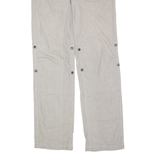 DEELUXE Mens Trousers Grey Regular Straight W32 L33