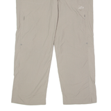 MAMMUT Outdoor Womens Trousers Grey Regular Wide-Leg Nylon W38 L28