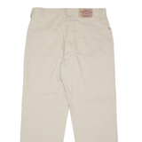LEE COOPER Mens Twill Trousers Beige Regular Straight W34 L30