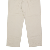 LEE COOPER Mens Twill Trousers Beige Regular Straight W34 L30
